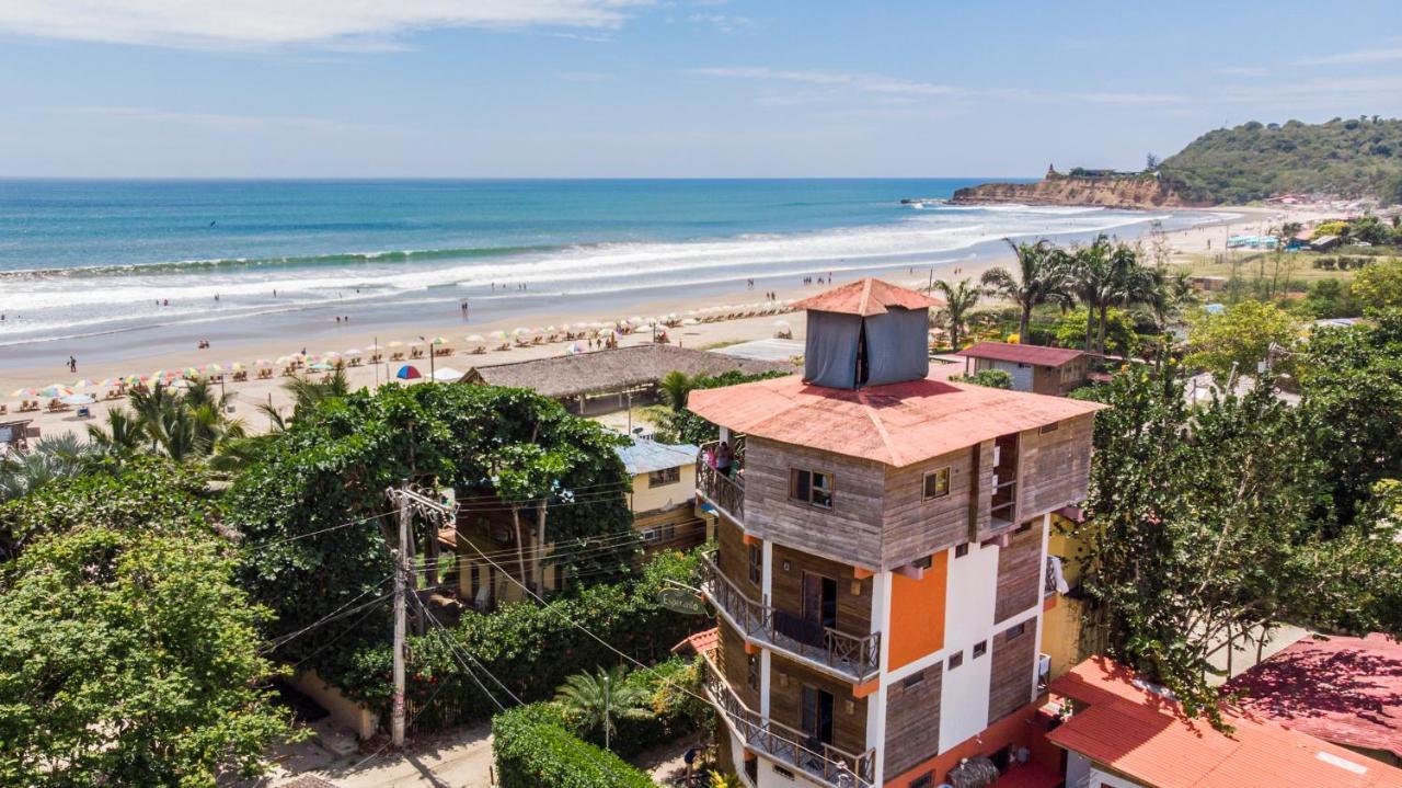 Esperanto Bed & Breakfast Surf Hostel Montañita Buitenkant foto