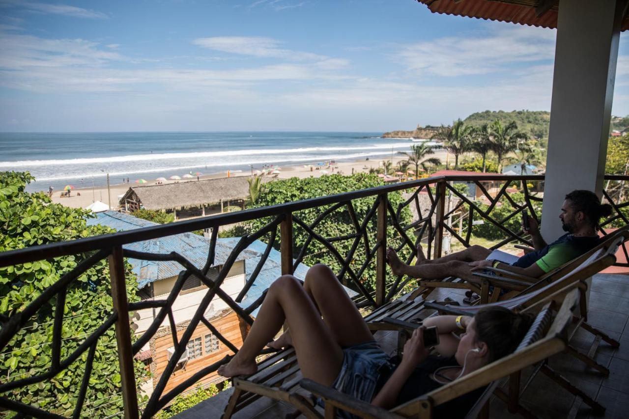 Esperanto Bed & Breakfast Surf Hostel Montañita Buitenkant foto